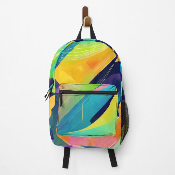 Item preview, Acid Bright Polygonal Storm designed and sold by SketchNStyle.