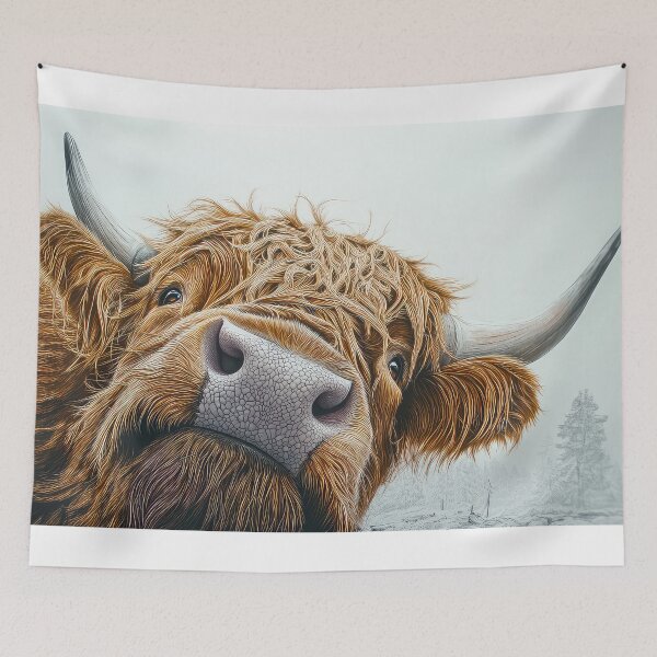 Item preview, Scottish Highland Cow designed and sold by thewandswant.