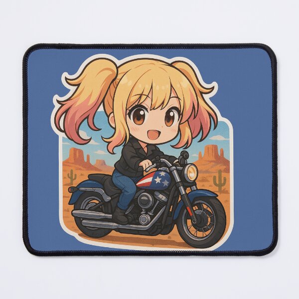 Item preview, Spanlged Biker Girl designed and sold by KageShop.