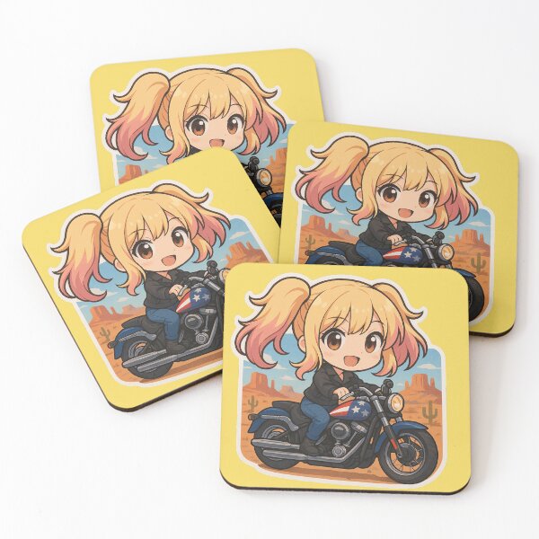 Item preview, Spanlged Biker Girl designed and sold by KageShop.