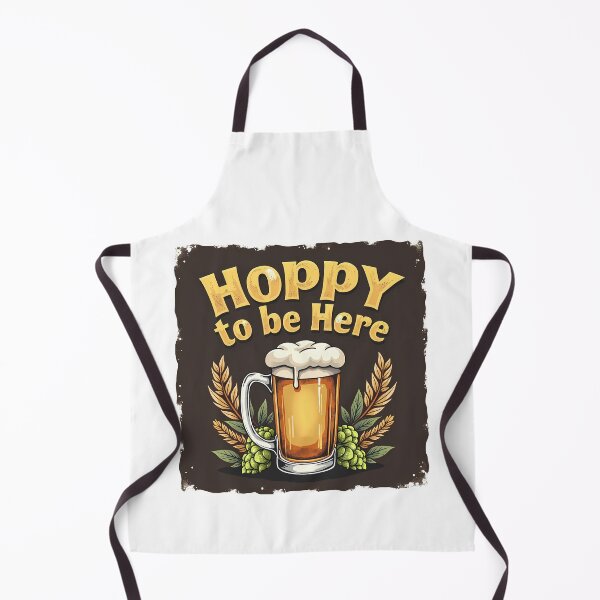 Artikelvorschau, Hoppy to Be Here – Lustiges Hopfen-Wortspiel-Design für Bierliebhaber entworfen und verkauft von Jason123za.