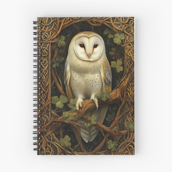 Item preview, Celtic Barn Owl designed and sold by thewandswant.
