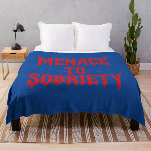 Item preview, Menace to Sobriety Typography Design designed and sold by MoonWhisker4.