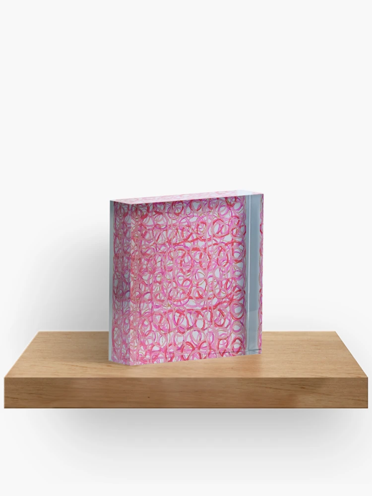 Thumbnail 2 of 5, Acrylic Block, Pink designed and sold by RudyYoder.