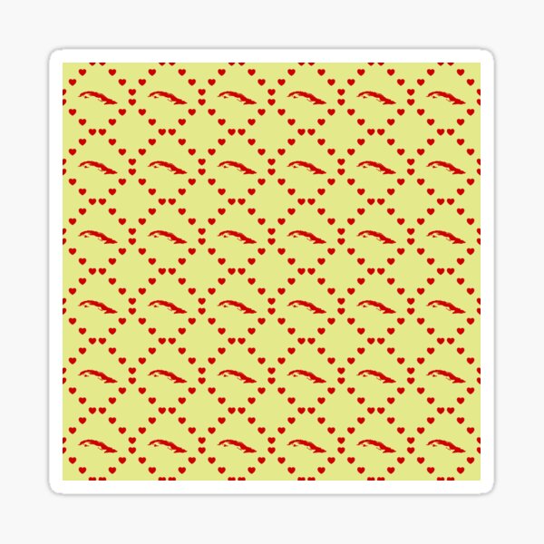 Item preview, Cuba Seamless Heart Pattern designed and sold by TheIconSmith.