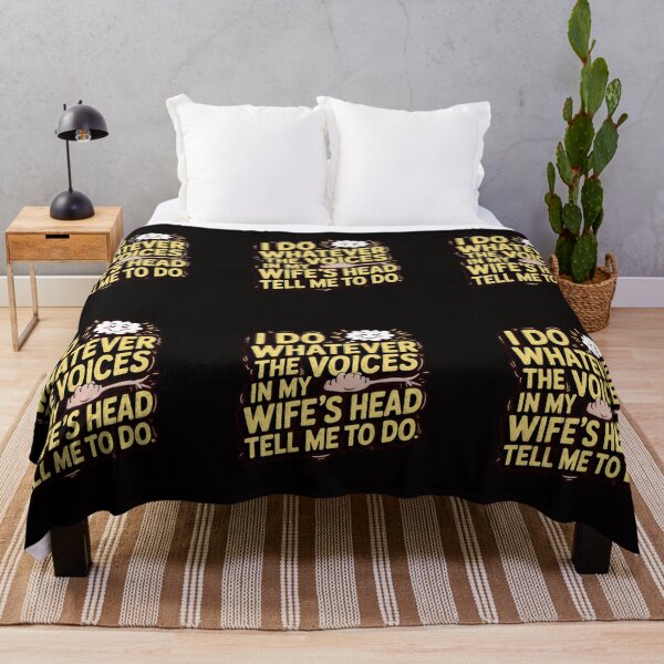 Item preview, I Do Whatever The Voices In My Wife's Head Tell Me To Do designed and sold by TrendsLook.