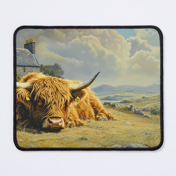 Item preview, Highland Cow on Farm designed and sold by thewandswant.