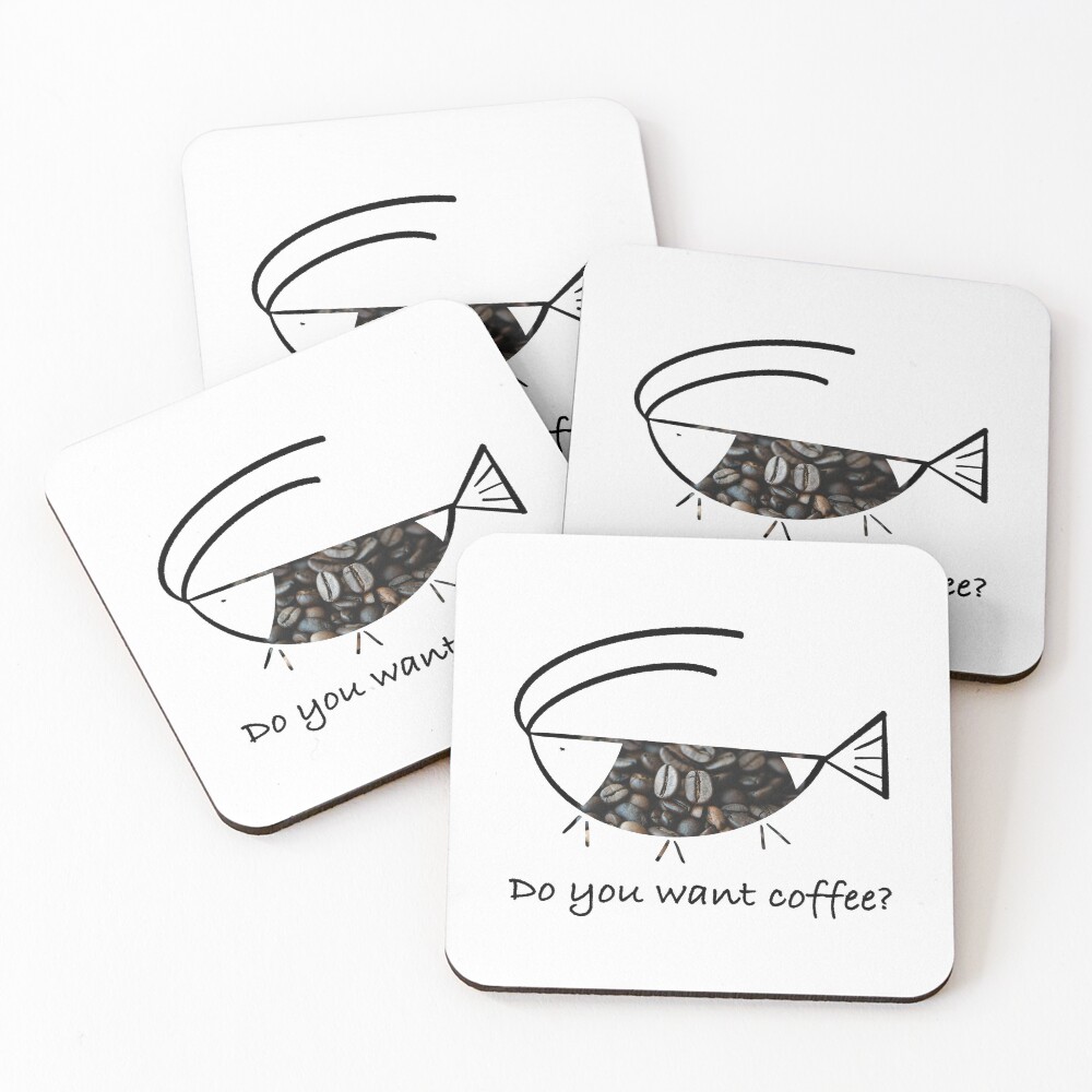 Item preview, Coasters (Set of 4) designed and sold by ShrimpDrawing.