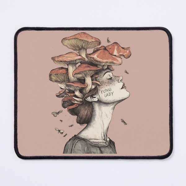 Item preview, Fungi Lady: Botanical Mushroom Woman designed and sold by bapupa.