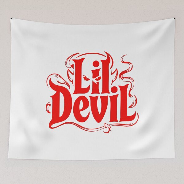 Item preview, Lil Devil Gothic Halloween Funny Demon Horror Fall Goth designed and sold by w1ckerman.