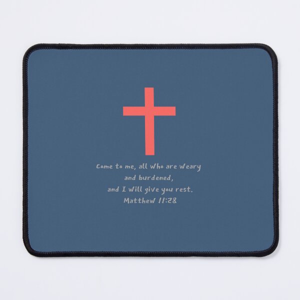 Item preview, Come to me, all who are weary and burdened, and I will give you rest. Matthew 11:28 designed and sold by IntheLightSola.