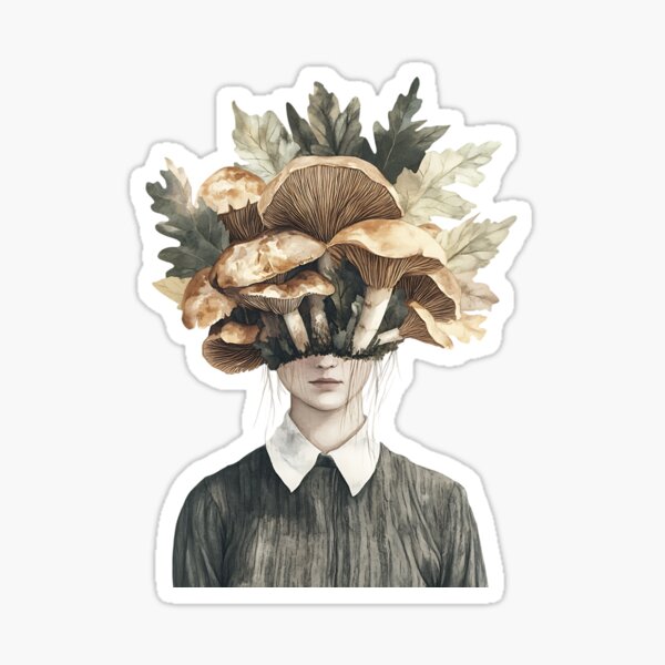 Item preview, Fungi Lady: Vintage Mycology Lady designed and sold by bapupa.