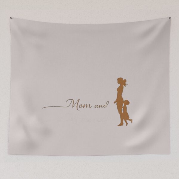 Item preview, me & mom mother's day celebration 2025 text and vector art illustration designed and sold by  Mudikeys.