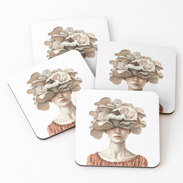 Artikelvorschau, Fungi Lady: Retro-Pilz-Enthusiastin entworfen und verkauft von bapupa.
