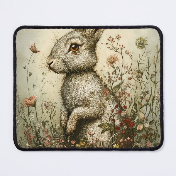 Item preview, Hare in Meadow designed and sold by thewandswant.