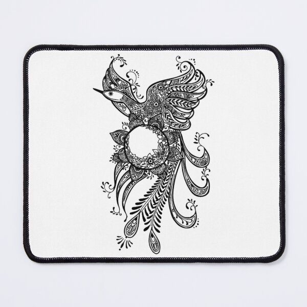 Item preview, The henna tattoo of a big bird designed and sold by Takuma-Art.