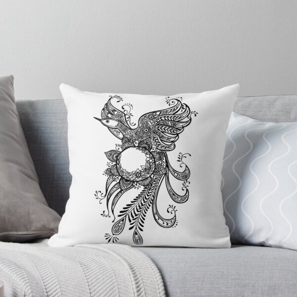 Item preview, The henna tattoo of a big bird designed and sold by Takuma-Art.
