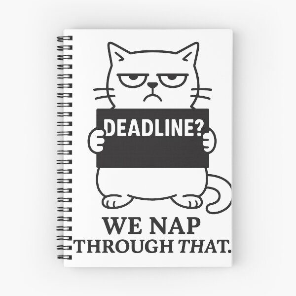 Item preview, Deadline? We Nap Through That – Funny Card for Remote Workers – Witty and Minimalist Design designed and sold by JustMeditateIt.