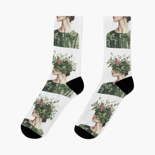 Item preview, Gardening Lady: Floral Garden Woman designed and sold by bapupa.