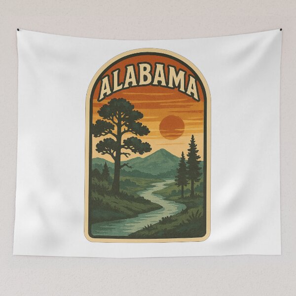 Item preview, Alabama Sticker designed and sold by LookinFreshh.