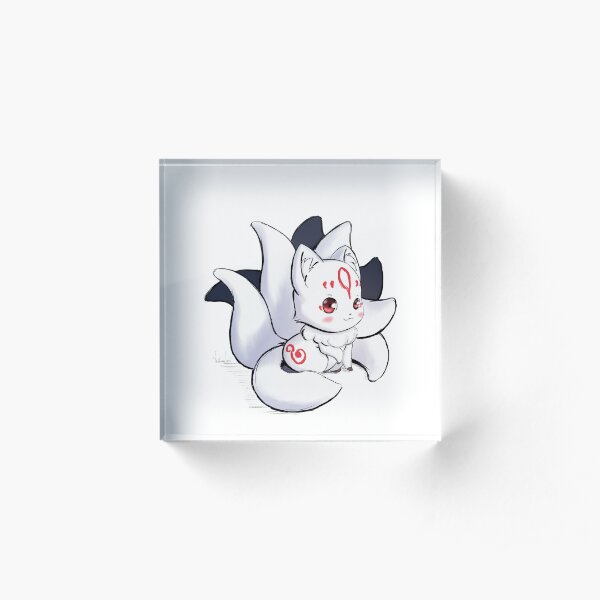 Kawaii Fox Acrylic Block