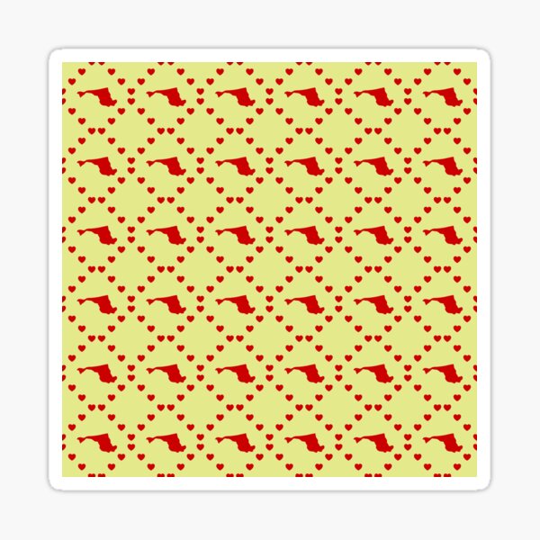 Item preview, Maryland Seamless Heart Pattern designed and sold by TheIconSmith.