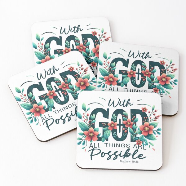 Item preview, With God all things are possible designed and sold by Image Shop Australia.