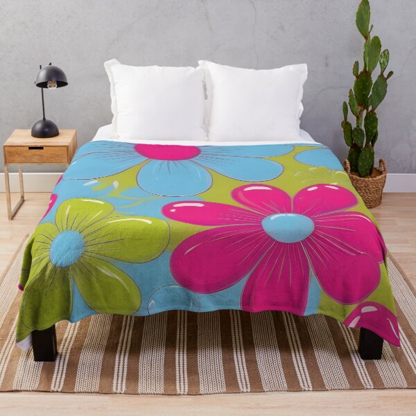 Item preview, Glossy Retro Floral Fantasy designed and sold by Good Vibes .