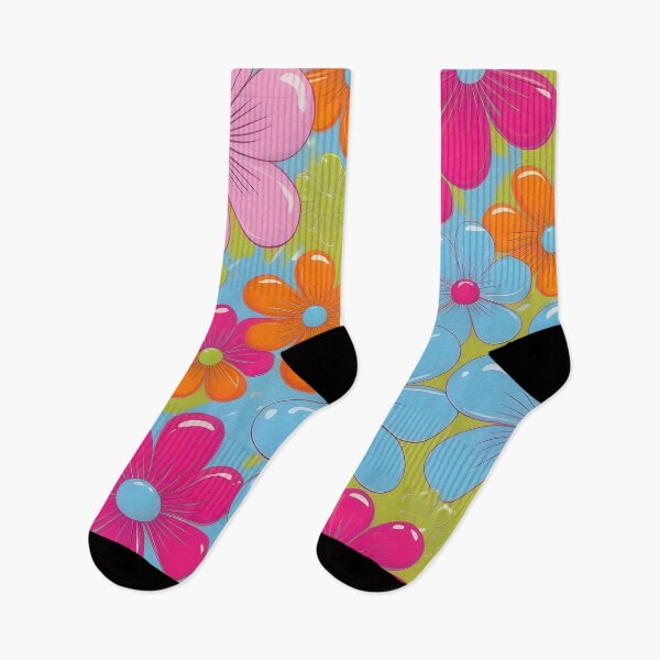 Item preview, Glossy Retro Floral Fantasy designed and sold by Good Vibes .