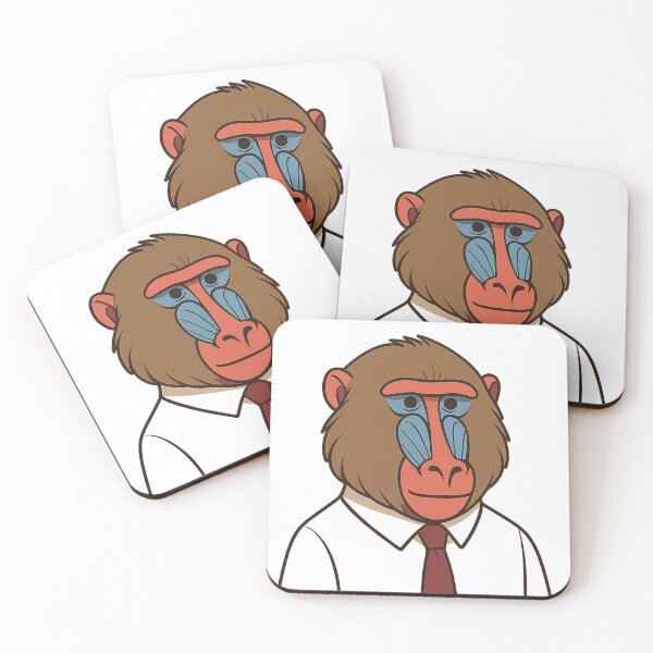 Item preview, Executive Mandrill Business Cartoon | Sophisticated Primate in Suit Illustration designed and sold by Tarn.