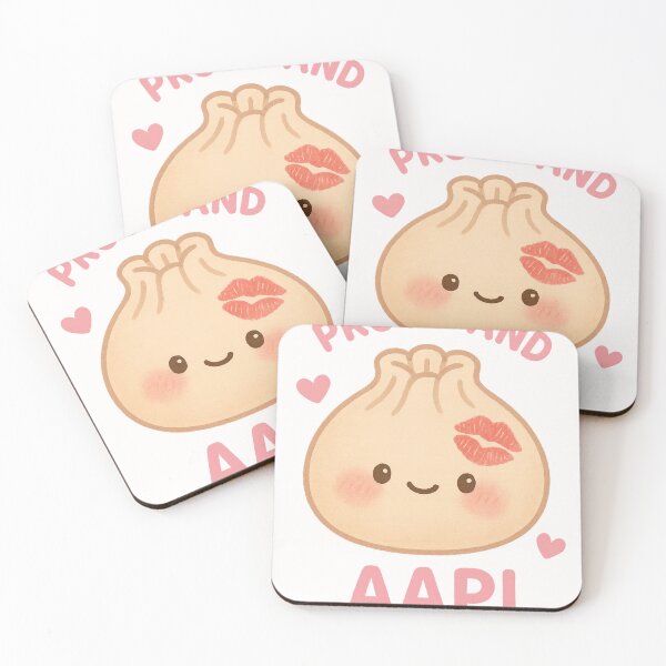 Item preview, Cute Dumpling with Proud and AAPI Message designed and sold by Places On Earth.