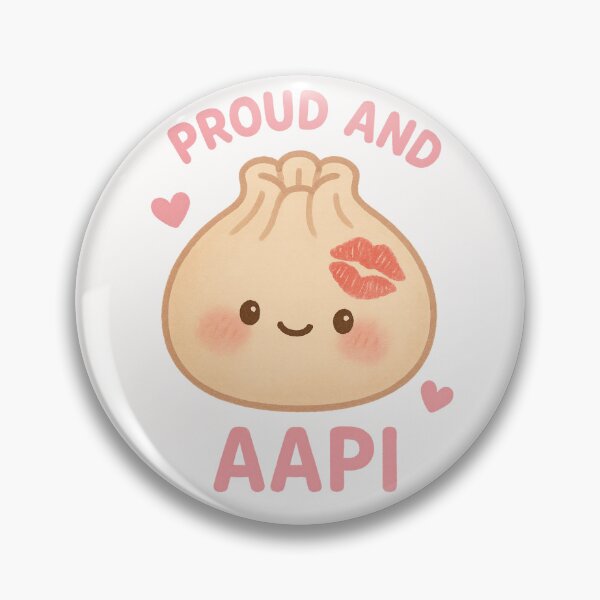 Item preview, Cute Dumpling with Proud and AAPI Message designed and sold by Places On Earth.