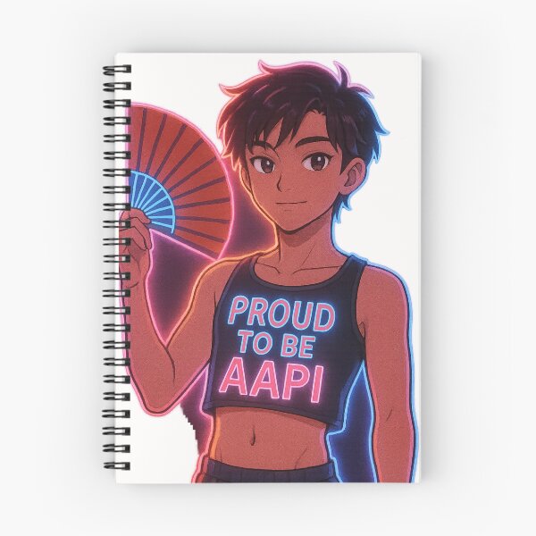 Item preview, Proud to Be AAPI Anime Style Boy with Fan designed and sold by Places On Earth.