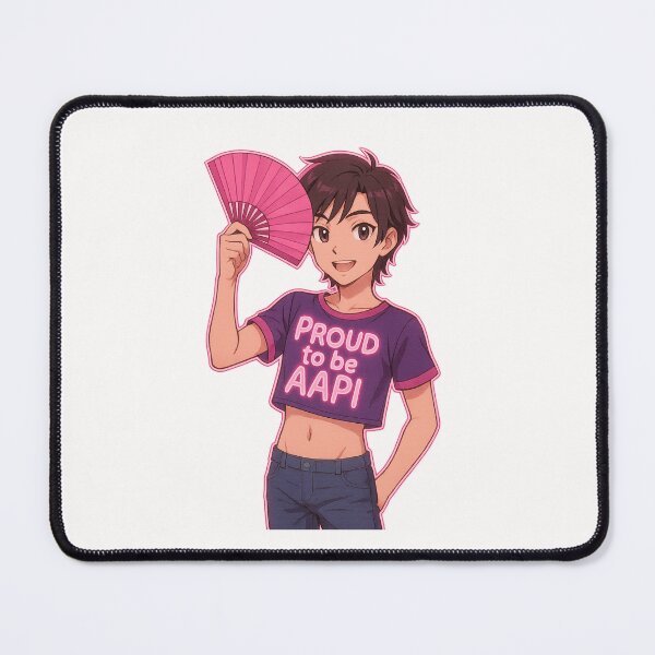 Item preview, Neon Crop Top Pride with AAPI Message designed and sold by Places On Earth.