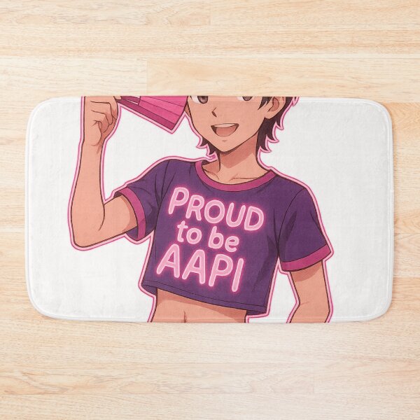 Item preview, Neon Crop Top Pride with AAPI Message designed and sold by Places On Earth.