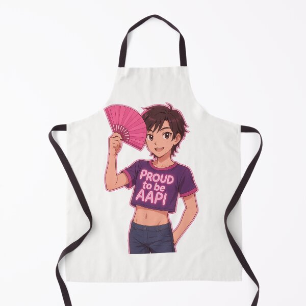 Item preview, Neon Crop Top Pride with AAPI Message designed and sold by Places On Earth.