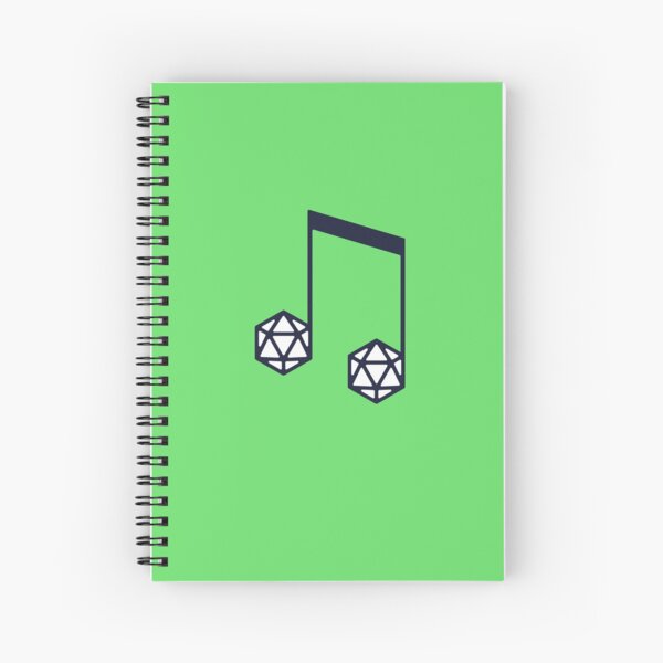 bomBARDed Logo No Text Spiral Notebook