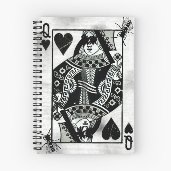 Item preview, Yellowjackets B&W Queen Card designed and sold by vampiricb1tch.