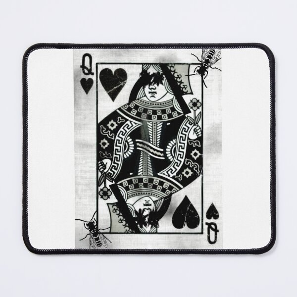 Item preview, Yellowjackets B&W Queen Card designed and sold by vampiricb1tch.