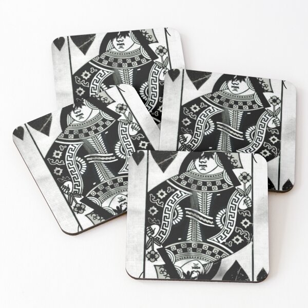 Item preview, Yellowjackets B&W Queen Card designed and sold by vampiricb1tch.
