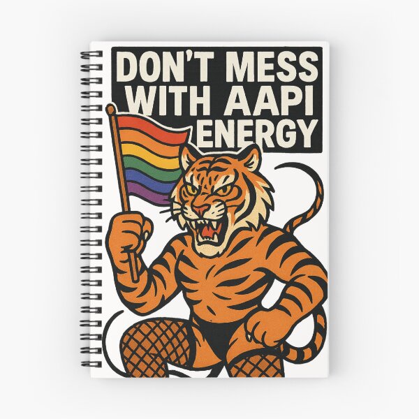 Item preview, Don’t Mess with AAPI Energy Fierce Tiger designed and sold by Places On Earth.