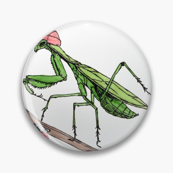 Item preview, Wheel Poppin' Mantis designed and sold by Scribbles & Doodles by Jinx.