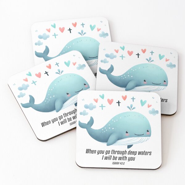Item preview, When I go through the deep waters, I will be with you designed and sold by Image Shop Australia.
