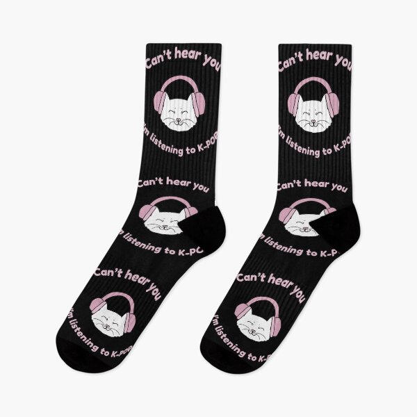 Item preview, Can't hear you I'm listening to K-POP designed and sold by HugSomeNettles.