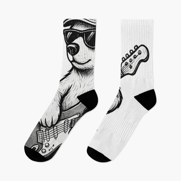 Item preview, Cool Guitar Bear | Street Art Rocker Animal Design designed and sold by Ironzoulz.