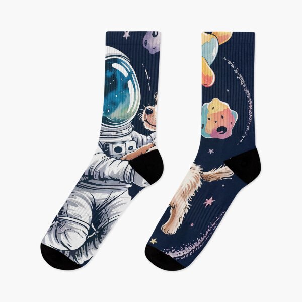 Item preview, Spaceman and Puppy – Cosmic Friendship in Orbit designed and sold by Sepinik.