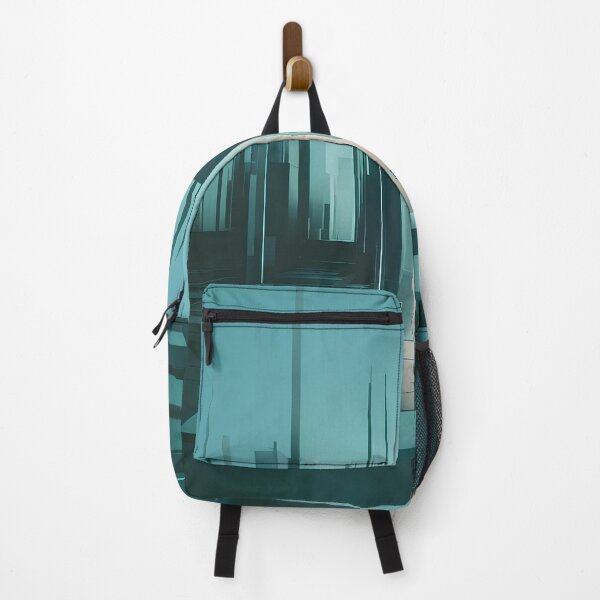 Item preview, Silhouette against the background of a surreal, futuristic, slightly stylized cityscape designed and sold by Paul-Place.