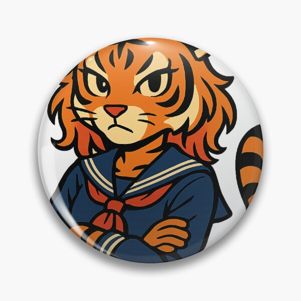Item preview, Asian and Proud Tiger in Sailor Uniform designed and sold by Aryabek.