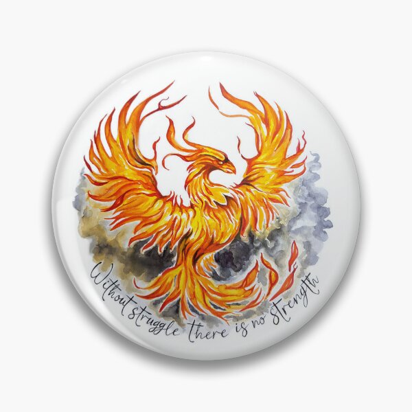 Item preview, Without Struggle There Is No Strength, Powerful Phoenix designed and sold by Inky Paige.