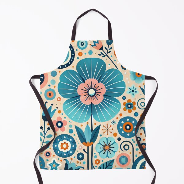 Item preview, Viola Floral Fireworks Scandinavian Folk Art by heidiannemorris © designed and sold by FOLK ART FUSION by heidiannemorris.